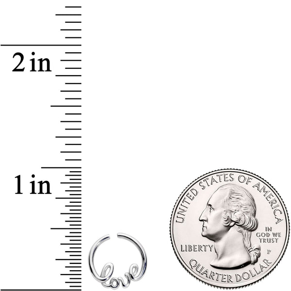 16 Gauge 5/16'' Love Your Piercing Seamless Circular Ring